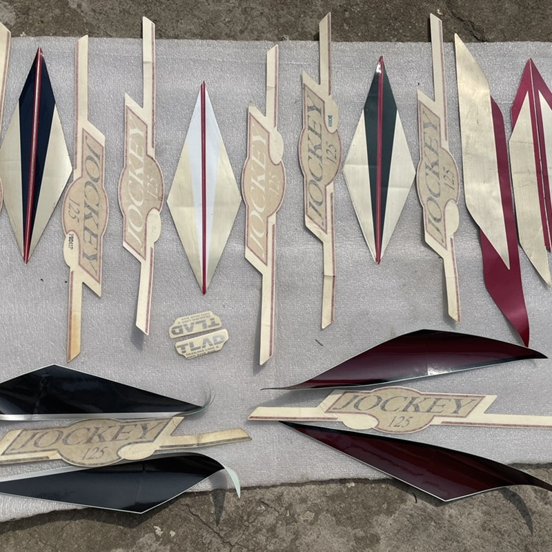 光阳原厂 豪迈四冲程踏板车GY6-125CC摩托车全车贴花/贴画