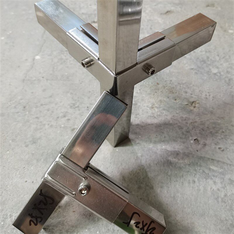 25*25 方管配件不锈钢接头镀锌管卡扣装大棚架货架组合式货架接头