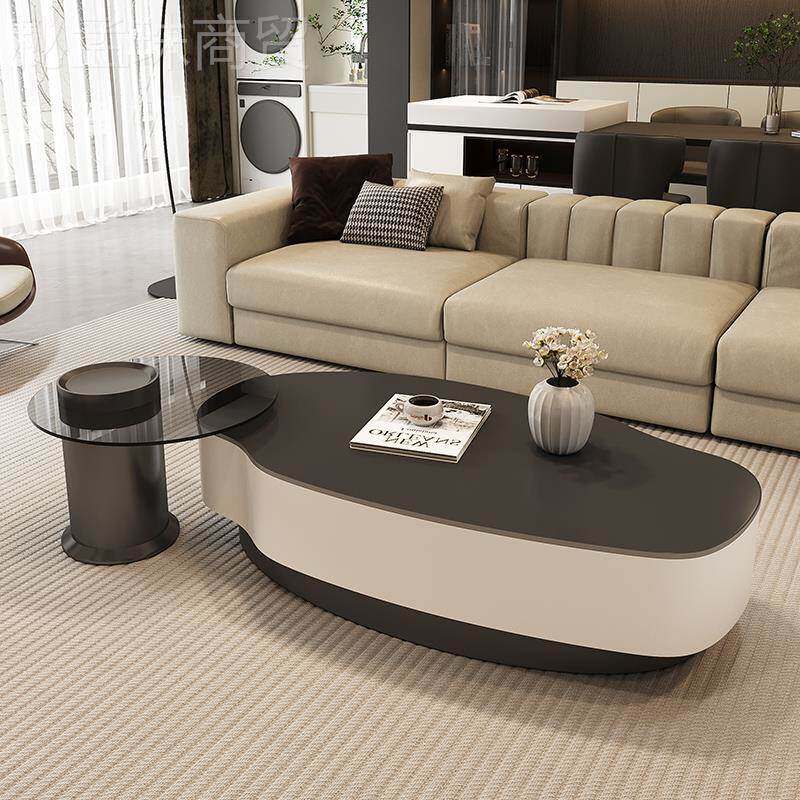 创意异形岩板黑芒白果茶款几轻奢客厅799142024小新家用户型组合