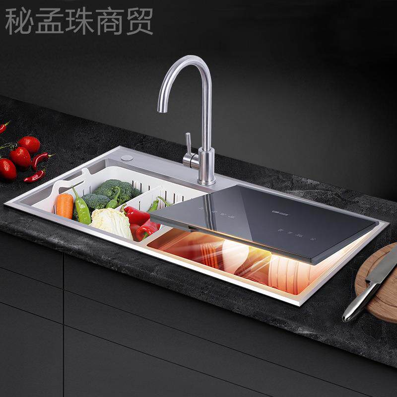 水洗碗全自动家用嵌入式小户型揭机盖式2独立JDP1S-E5洗碗神槽器E