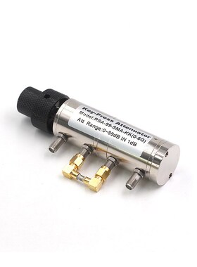 2W可调旋钮衰减器0-99DB步进1DB转鼓式SMA母SMA-KK双联旋钮式0-6G