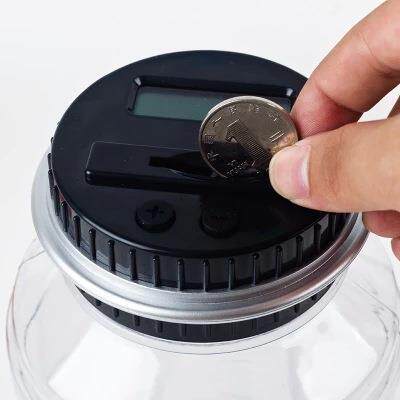 大号电子计数水桶硬币储蓄罐智能节日装扮用品