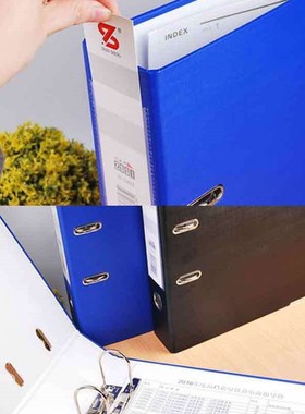 a3快劳夹75mm钊盛206/205二孔夹 D型夹fc横版文件夹 打孔3寸活页