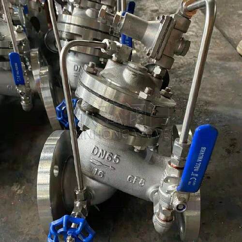 AX742X隔膜式泄压持压阀 QT4500 大口径 调压 水用 欣弘阀门液化
