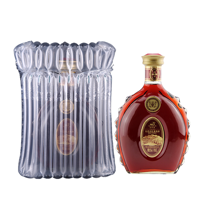 11柱25CM高缓冲气柱袋高档红葡萄酒物流快递包装袋充气柱袋气泡柱