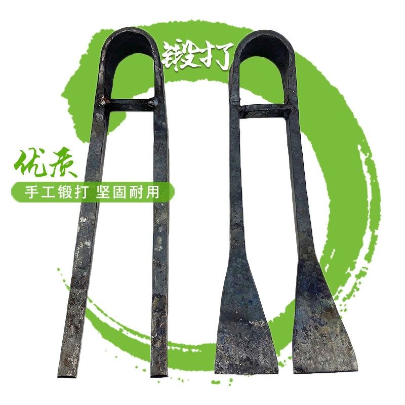园林农用两齿锄头农具全钢挖土种地挖地翻地垦松土二齿耙子钉耙,农机/农具/农膜,锄头,淘宝优惠券,粉丝福利购,淘宝优惠卷