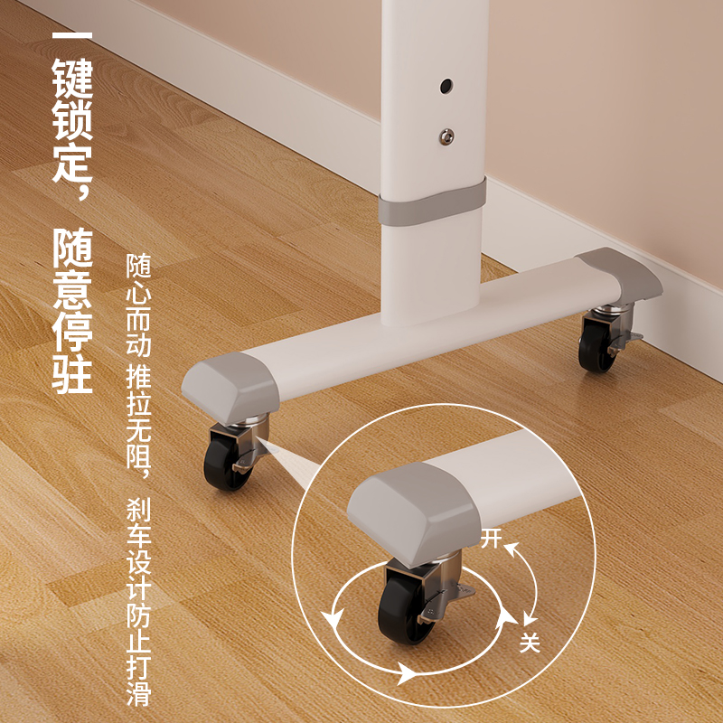 书桌家用长条桌子跨床桌移动升降工作台卧室床上桌家用电脑桌
