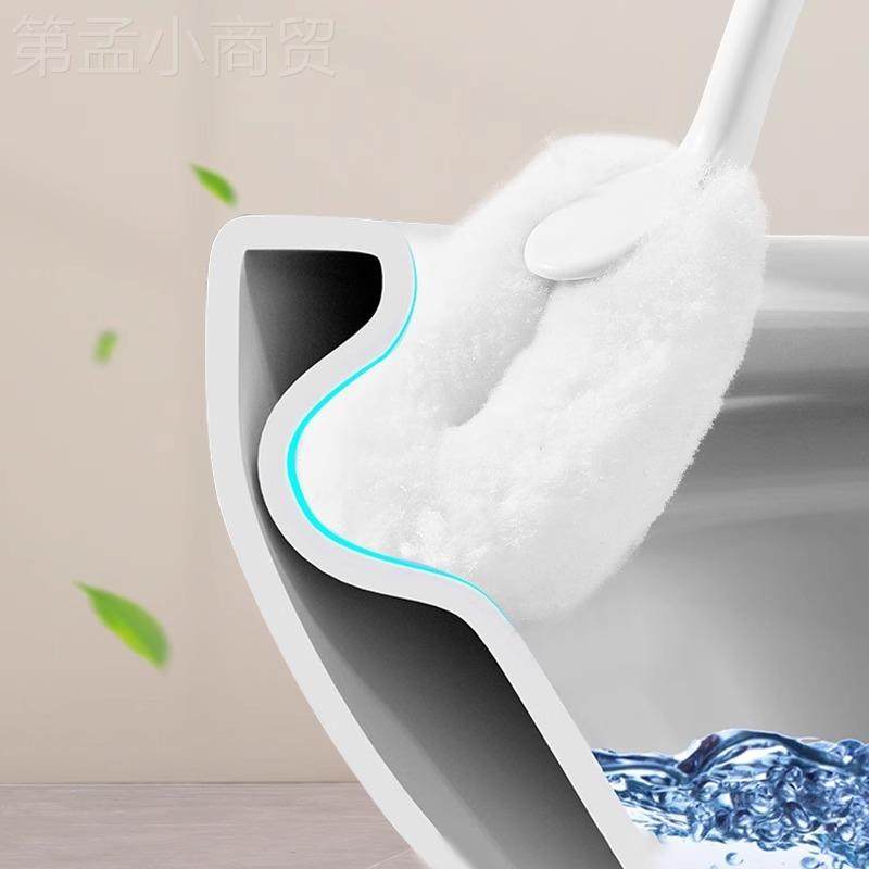 无卫生间马桶刷子死角清洁家刷用洗坐便器软毛QVR棉厕所刷超好用