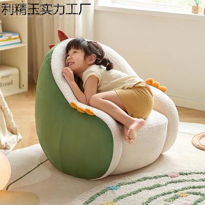 新时尚的单人宝布发艺沙发WOP椅客厅儿款童沙发阅读角宝小沙家用