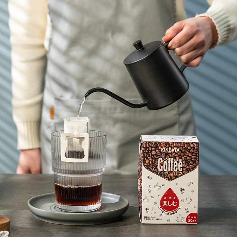 日本kinbata咖啡过滤纸咖啡滤网漏斗滤纸 手冲挂耳咖啡粉过滤纸