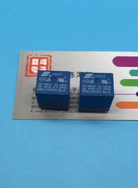 SRU-24VDC-SL-A宁波松乐继电器一组常开4脚15A120VAC T70 22F