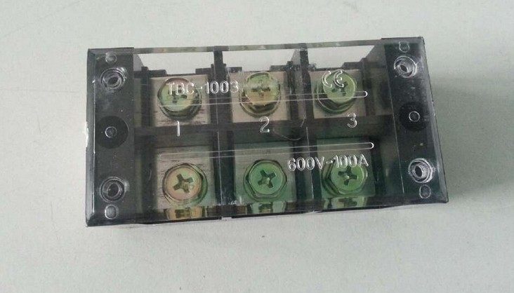 TBC-1003 100A/3P 接线板 接线端子 接线柱 (铜)