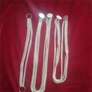 贵州苗族水族布依族腰链肚兜链苗银饰品苗族服装水族服饰银饰配件