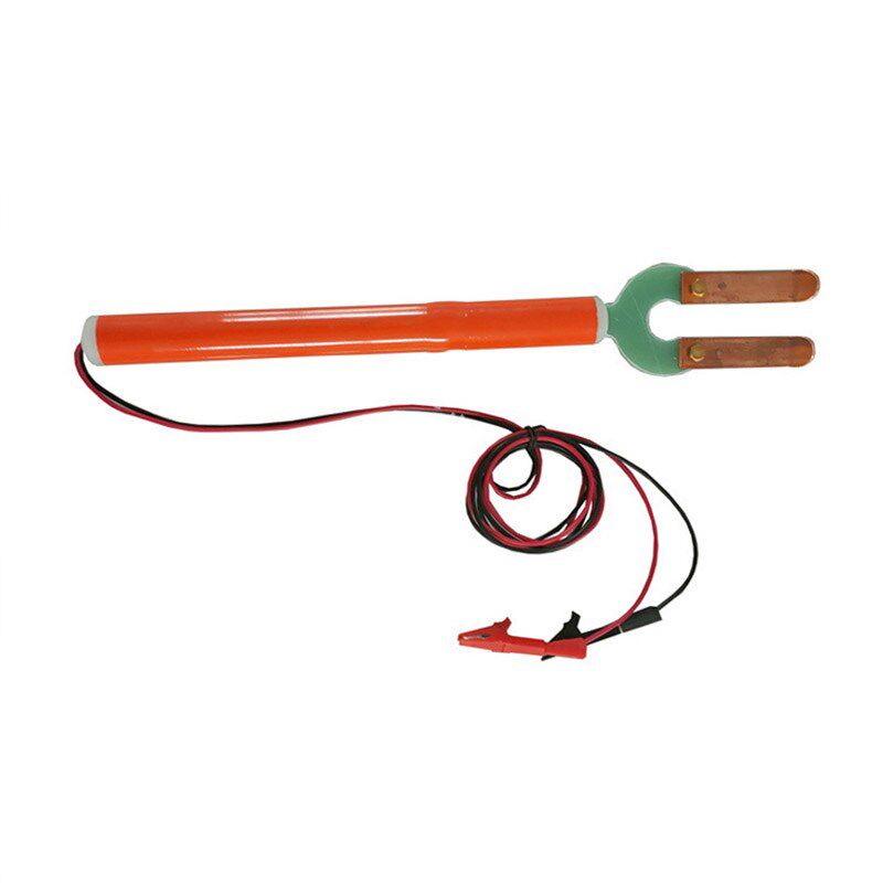 ZF010529带线电极分流叉绝缘电极棒线总长2M电阻表通用电极