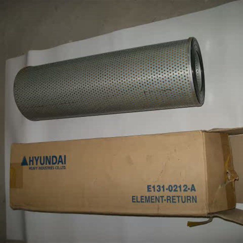 E131-0212 现代回油滤挖掘机R215-5 R225-7回油过滤器滤芯