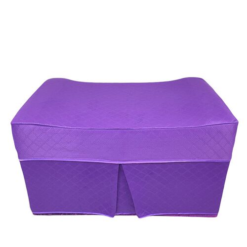 足浴沙发大凳子套罩全包足疗中凳套裙边四季按摩床罩定做洗脚凳套