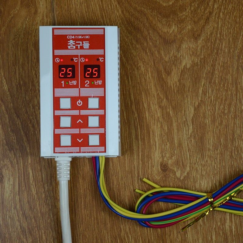 韩国电热板电热膜温控器静音无声温控器电暖炕电热炕数显温控器