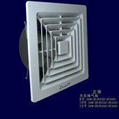 12寸 正帝换气扇 排风扇吊吸顶式 吸顶式 300mm 天花直排排气扇