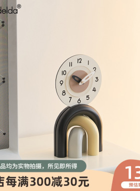 Mandeldga客厅卧室座钟装饰品家居玄关电视柜轻奢大气高档桌面摆