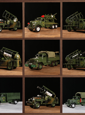 复古怀旧铁艺解放车军车红酒架展示架摆件餐厅酒吧装X饰品道具模