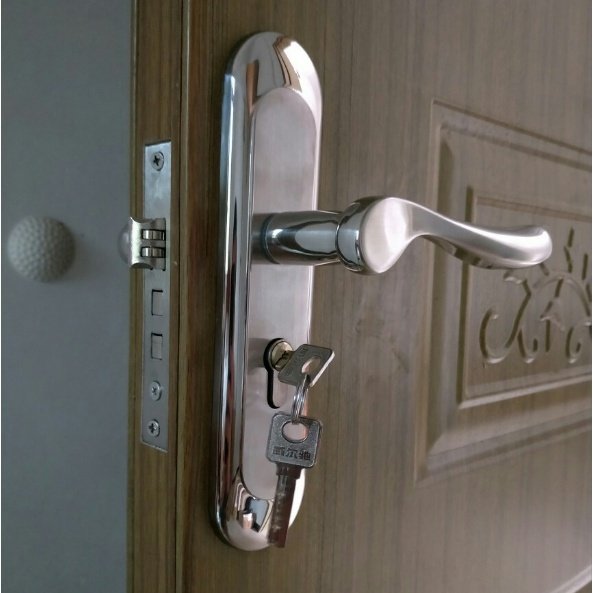 门锁房间室内卧室锁具家用不锈钢门锁实木门把手通用型卫生间门锁