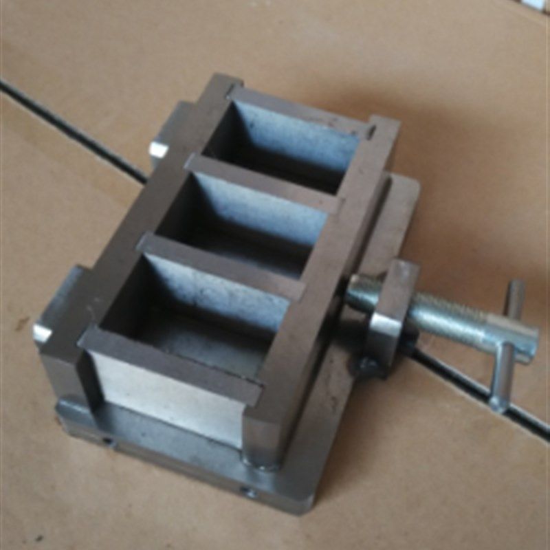 31.6x31.6x50 钢质锚固剂专用试模 三联试模 混凝土 砼快速试模