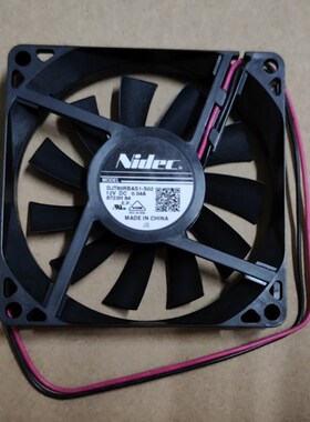 nidec DJT80RBAS1-S02 12V 0.04A 8015 8CM厘米 超静音散热风扇