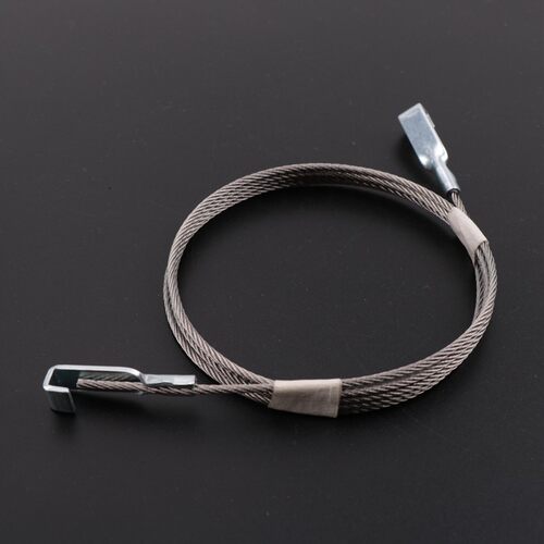 适用于迅达3300AP3600电梯厅门关门弹簧钢丝绳长度1250mm组单件