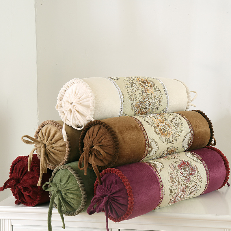 美容院垫脚枕抬高垫腿枕足浴按摩推拿沙发专N用圆柱趴枕可拆洗脚