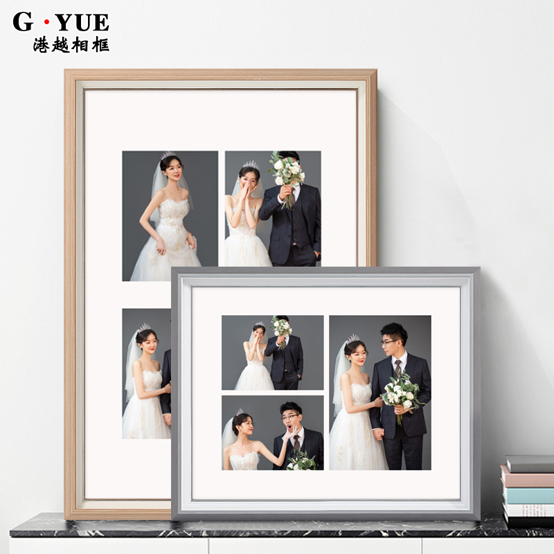 婚纱照相框多张照片组合放大冲洗打印加带和做成20 Q24 3036寸挂