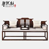 新中式 白蜡木罗汉床家用小户型床榻客厅民宿简约贵妃榻推拉沙发床