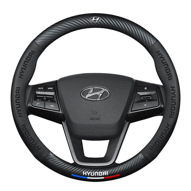适用北京现代悦动2008/2009/2010年2011老P款汽车方向盘套真皮把