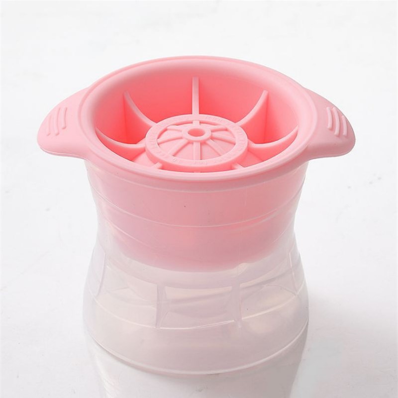 抖音硅胶冰球f模具大号圆形带盖冰格创意DIY制冰冰块塑料模型