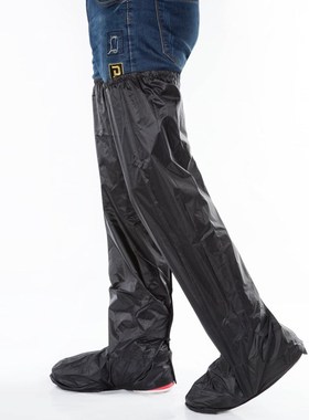 雨裤防水男女成人单人高筒电动摩托G车自行车骑行雨衣鞋裤套耐磨