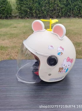 新国标3Cc儿童头盔电动车男女小孩四季通用宝宝电瓶车冬季保暖半