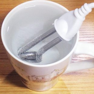 迷你热得快安全500W小热的快烧水器小功率宿舍烧水棒旅行水杯烧开