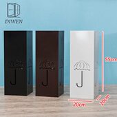 北欧创意字母雨伞架夹缝居家用伞桶铁艺收纳落地日式 放伞架子花插