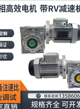 RV40 50 63 75 90 110 130 150B5 B14减速机涡轮蜗杆齿轮箱减速器