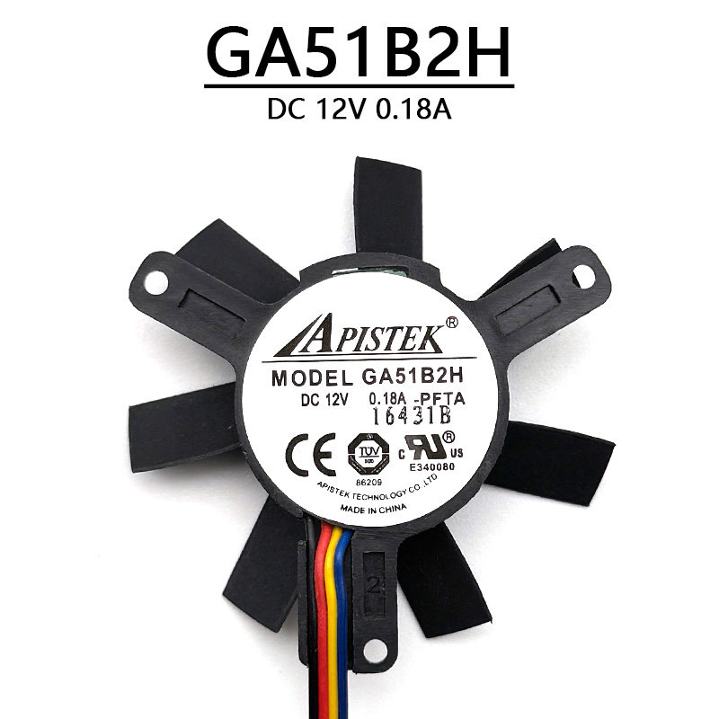 适用于 原装 APISTEK GA51B2H 直径46mm 孔距39mm工控主板风扇