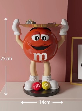 mm豆客厅桌面玄关钥匙收纳托盘置物E架装饰品搬家开业乔迁礼物摆