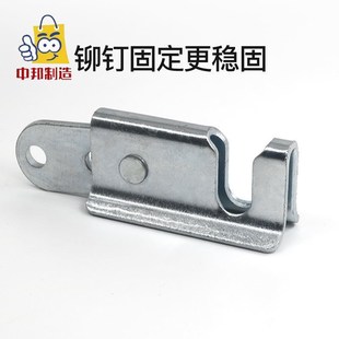 限位栏产床猪圈门扣碰锁大虎口猪栏门扣自动门扣猪圈门配件碰棍