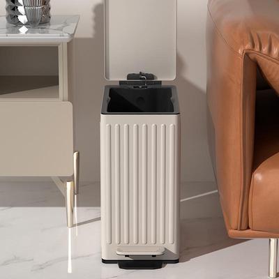 弗杰卡卫生间垃圾桶有盖厕所家用客厅夹缝专用脚踩长方形窄缝带盖