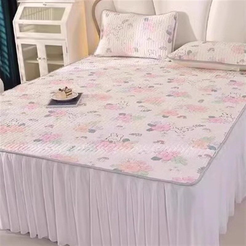 2024新款乳胶凉席三件套可水洗1.8米空调席冰丝凉感FN2