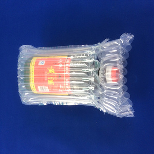 10柱高27CM气柱袋2.5L桶装 袋充气气泡柱气泡袋 黄酒快递防震包装