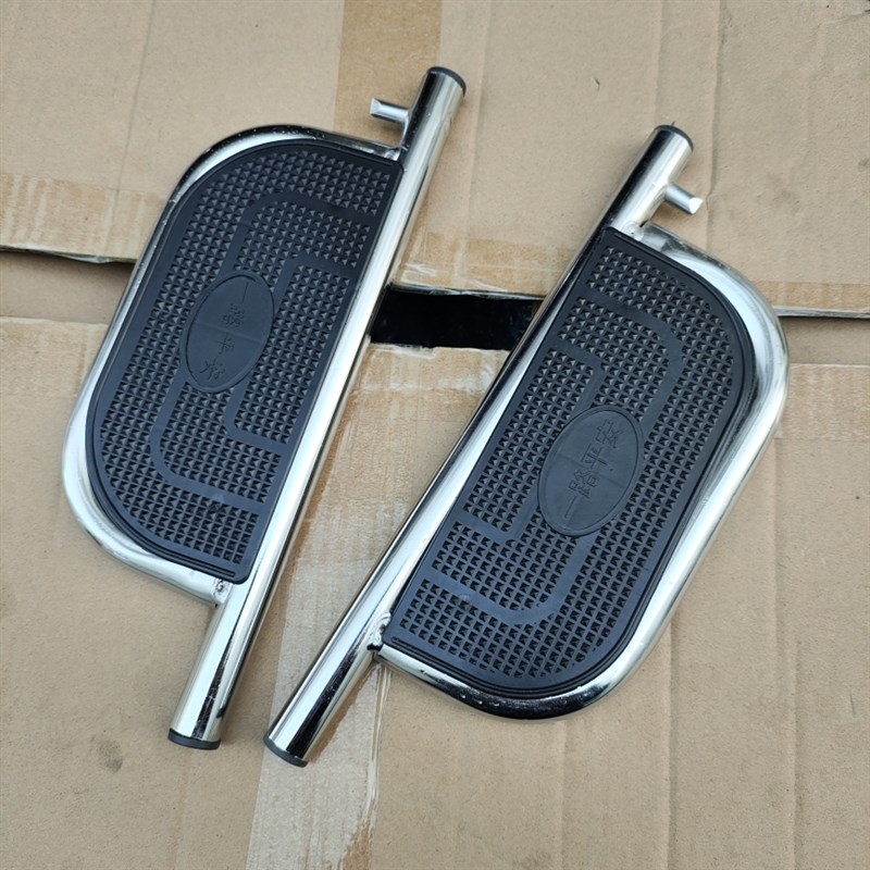 豪华款大货架保险护杠电动车两侧左右翻版脚踏板搁脚小力鹰