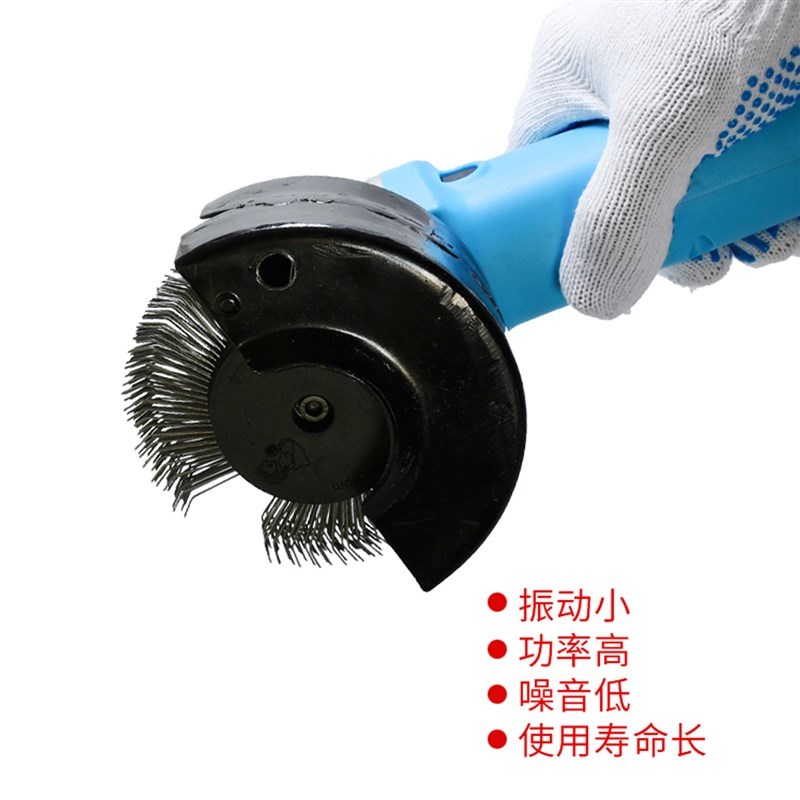 威林电动除锈机船舶甲板上漆除漆除氧皮WL-6050C钢板打锈打沙机