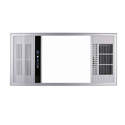 今顶浴霸通用328x328x656集成吊顶led灯巨奥金顶风暖浴霸暖风机薄