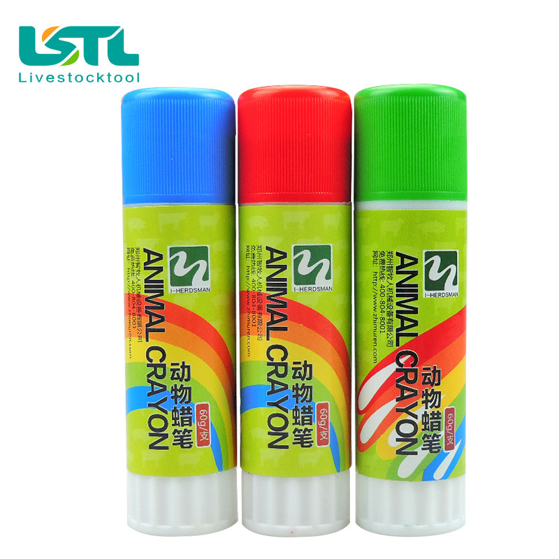 猪用记号笔蜡笔大号养殖场牛羊畜牧兽用标记笔动物身上做记号画笔