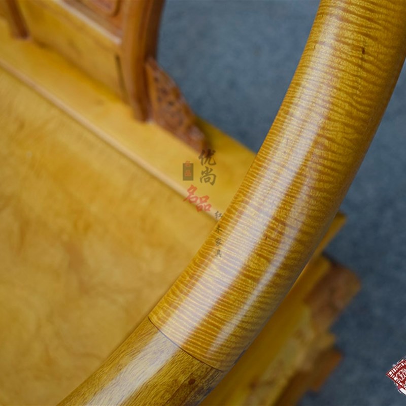 金丝楠木龙椅圈椅实木红木家具围椅太师椅沙发椅电脑办公椅子圈椅