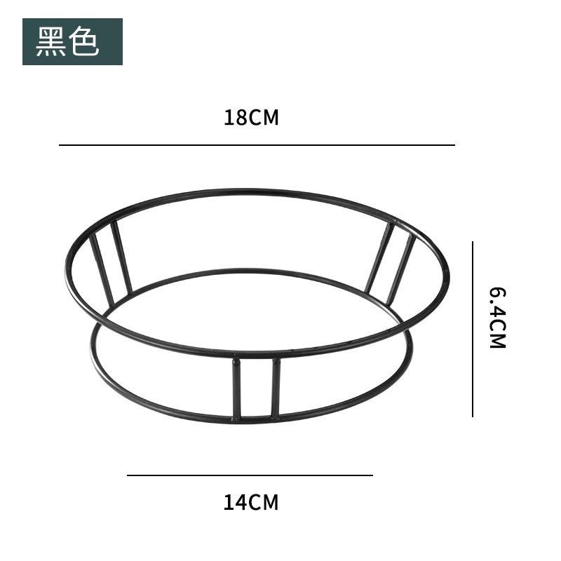 加厚锅圈架加粗厨房锅架防烫置物架隔锅垫双层热锅架炒新款